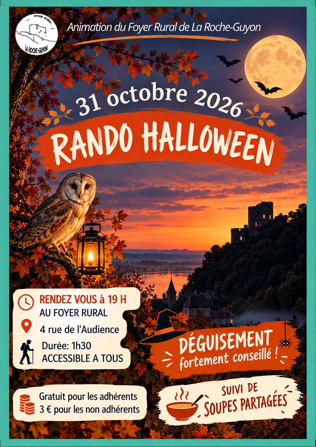 Rando halloween a la roche guyon 1
