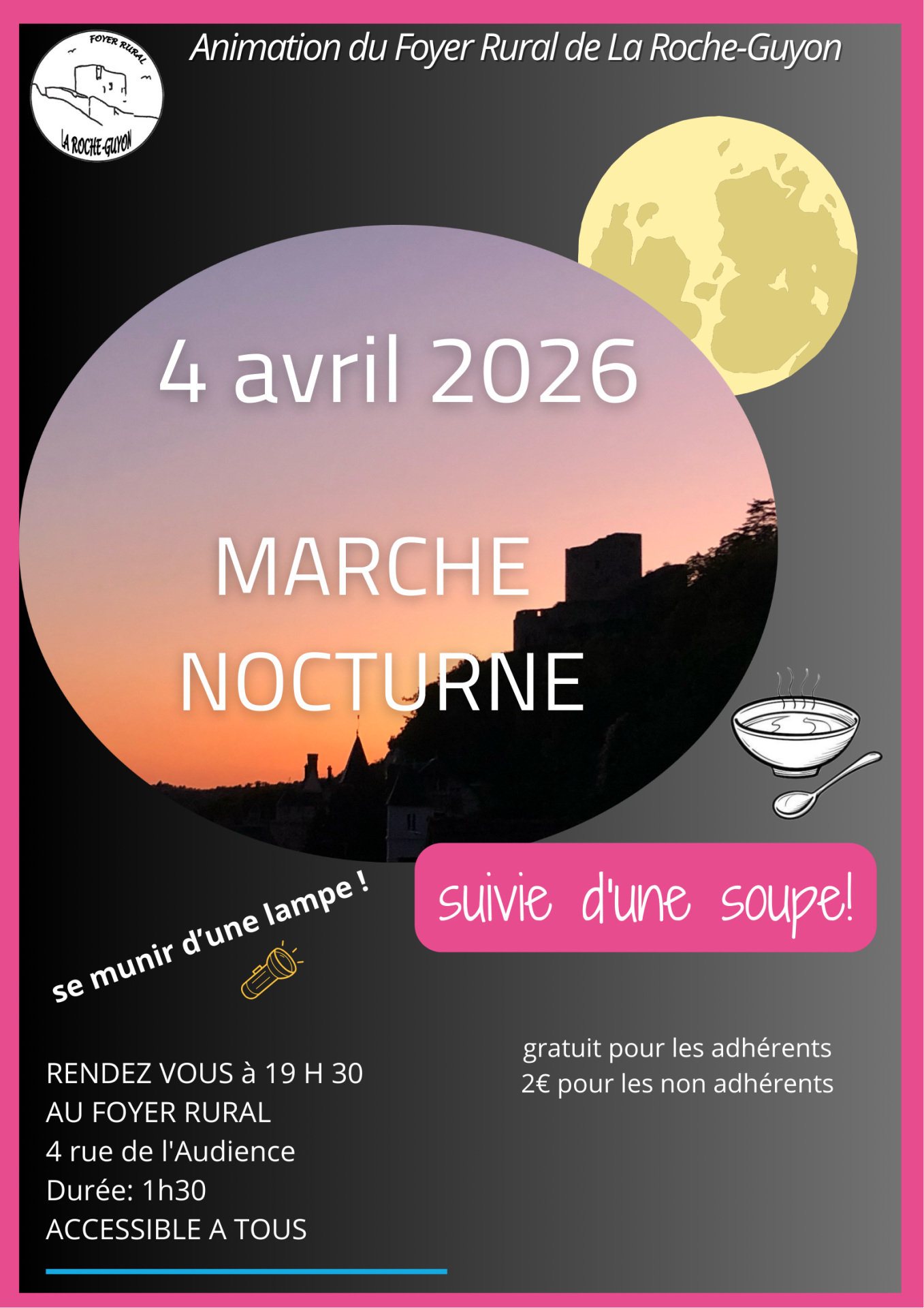Randonnee nocturne flyer