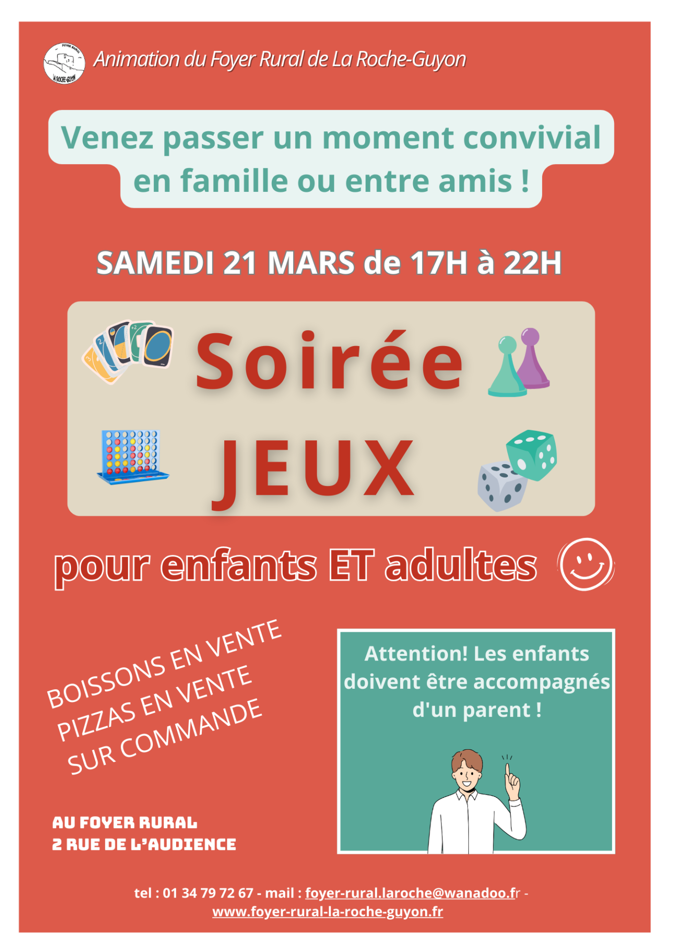 Soiree jeux flyer a4